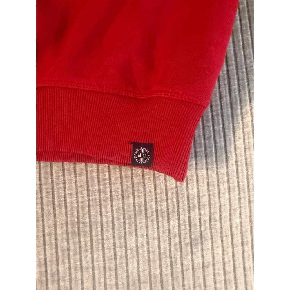 Monte Carlo Originals Red Life Is An Adventure Graphic Sweatshirt Mens‎ XL